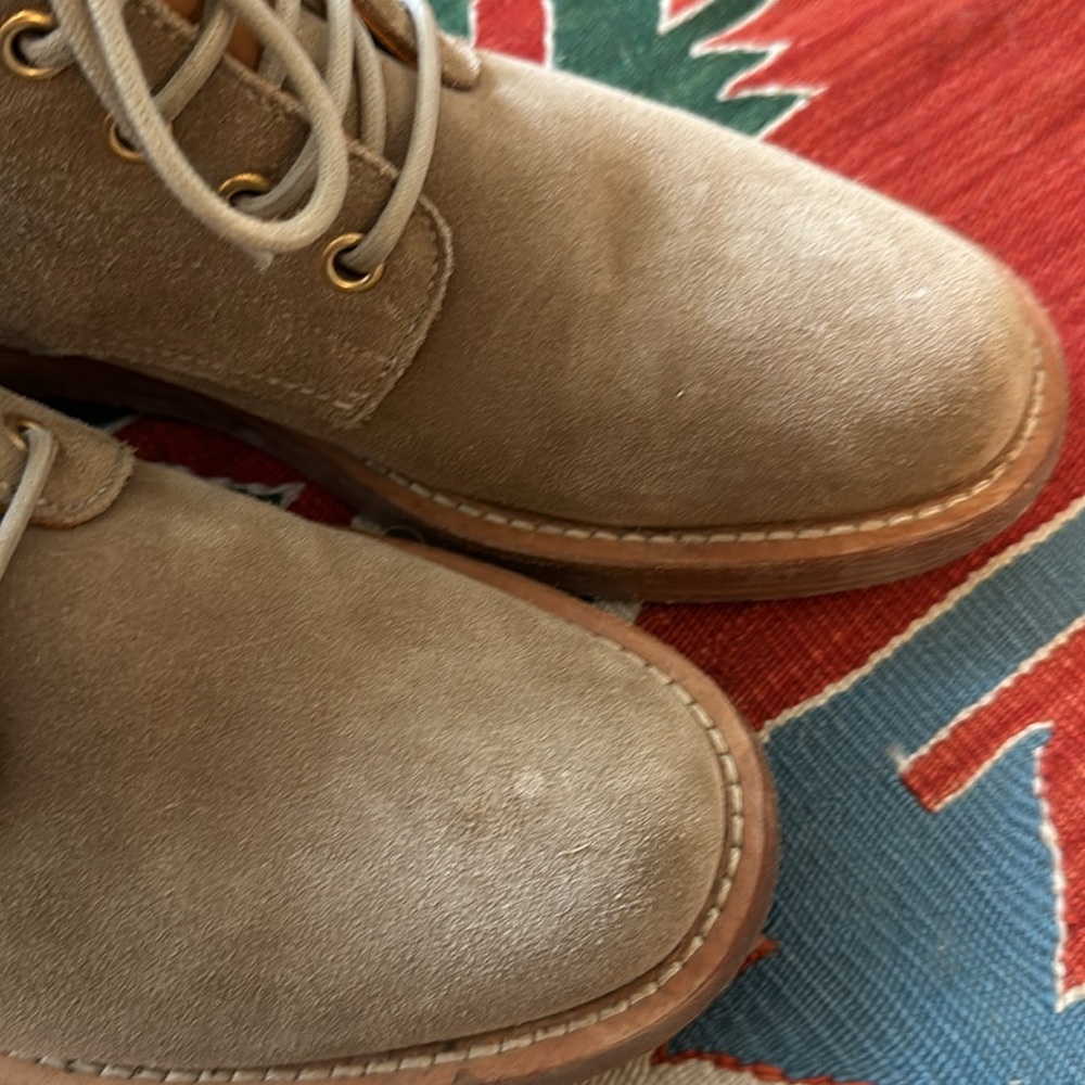 Saint Laurent Suede Lace Boots - Picture 9 of 10